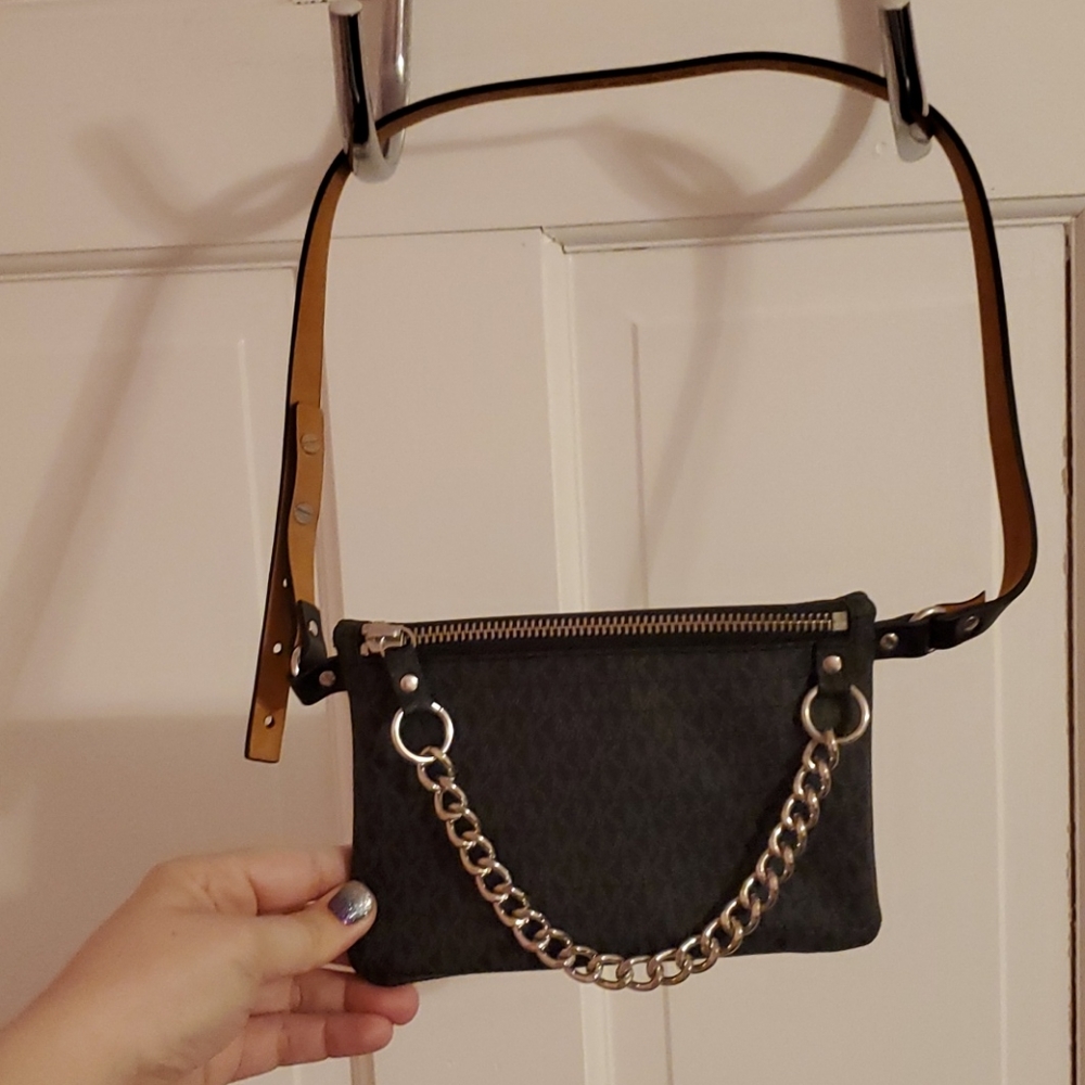 Michael Kors belt clutch